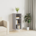 vidaXL Dressoir 34,5x32,5x90 cm bewerkt hout zwart