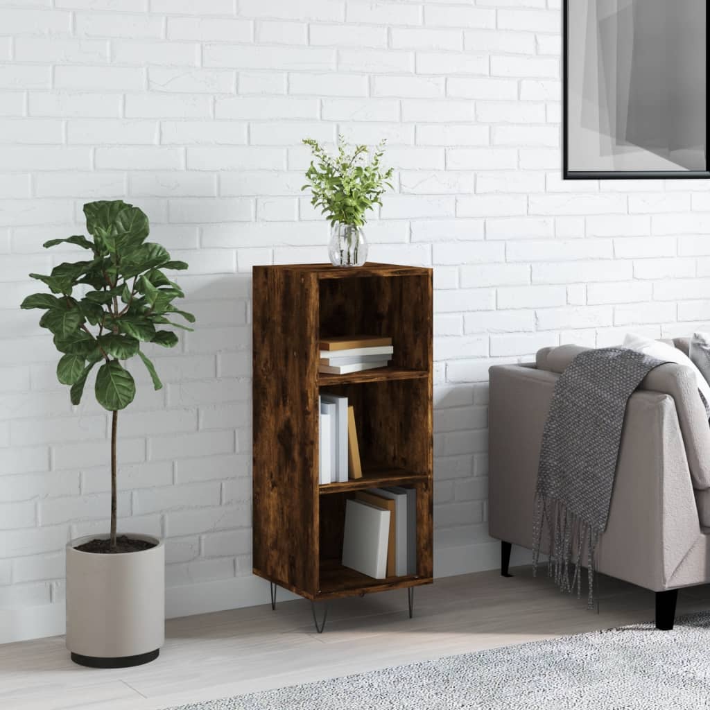vidaXL Dressoir 34,5x32,5x90 cm bewerkt hout wit