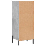 vidaXL Dressoir 34,5x32,5x90 cm bewerkt hout wit