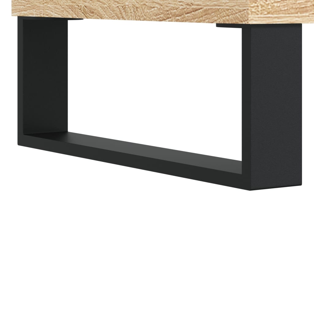 vidaXL Dressoir 34,5x32,5x90 cm bewerkt hout wit