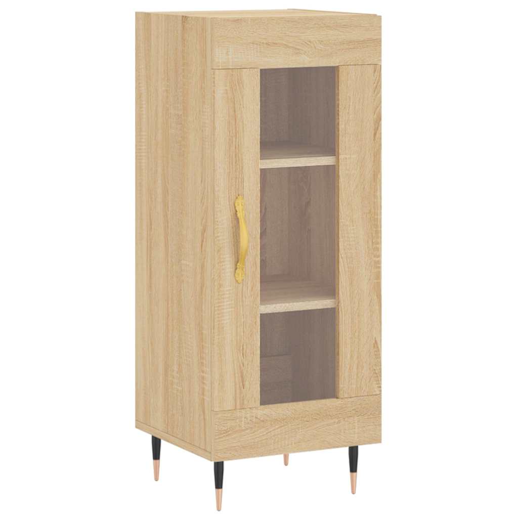 vidaXL Dressoir 34,5x34x90 cm bewerkt hout wit