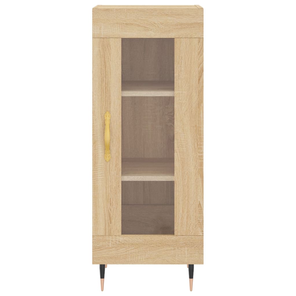 vidaXL Dressoir 34,5x34x90 cm bewerkt hout wit