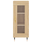 vidaXL Dressoir 34,5x34x90 cm bewerkt hout wit