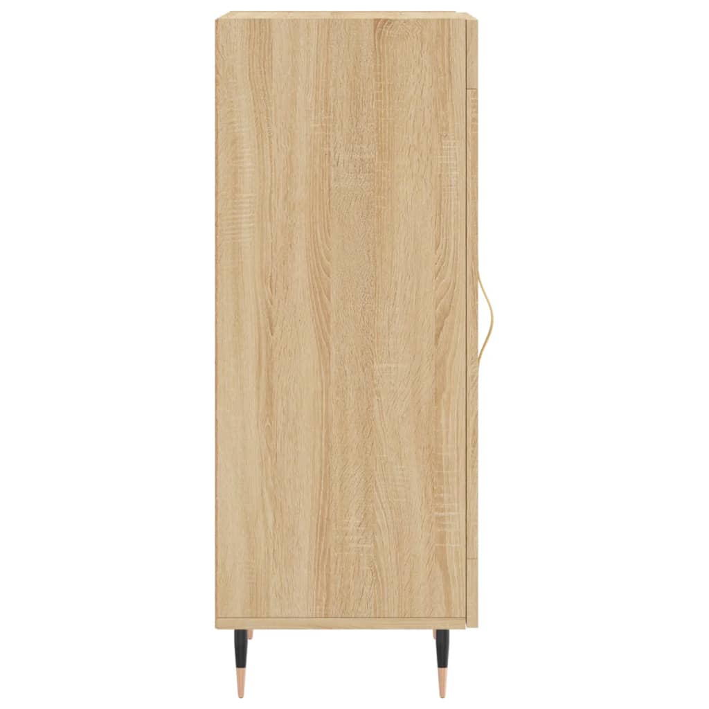 vidaXL Dressoir 34,5x34x90 cm bewerkt hout wit