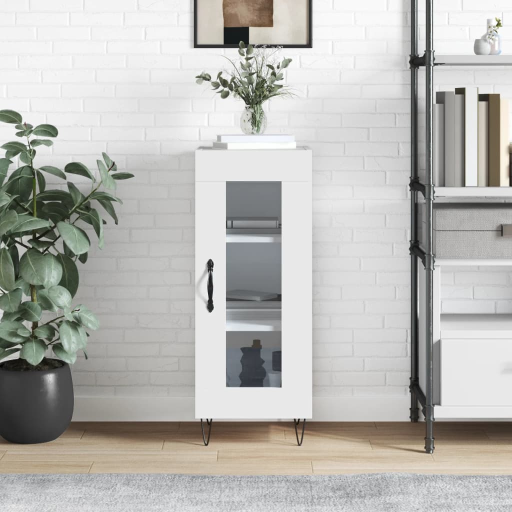 vidaXL Sideboard 34.5x34x90 cm engineered wood white