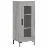 vidaXL Dressoir 34,5x34x90 cm bewerkt hout wit
