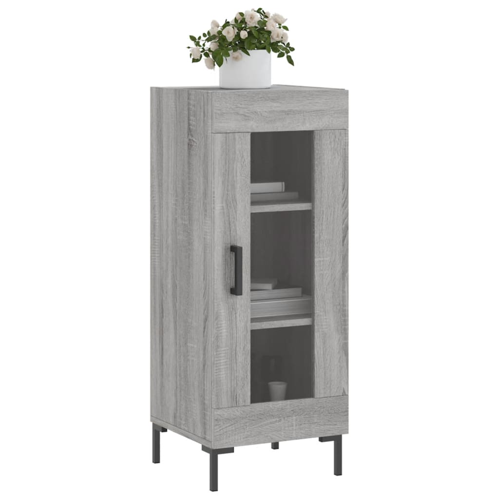 vidaXL Dressoir 34,5x34x90 cm bewerkt hout wit
