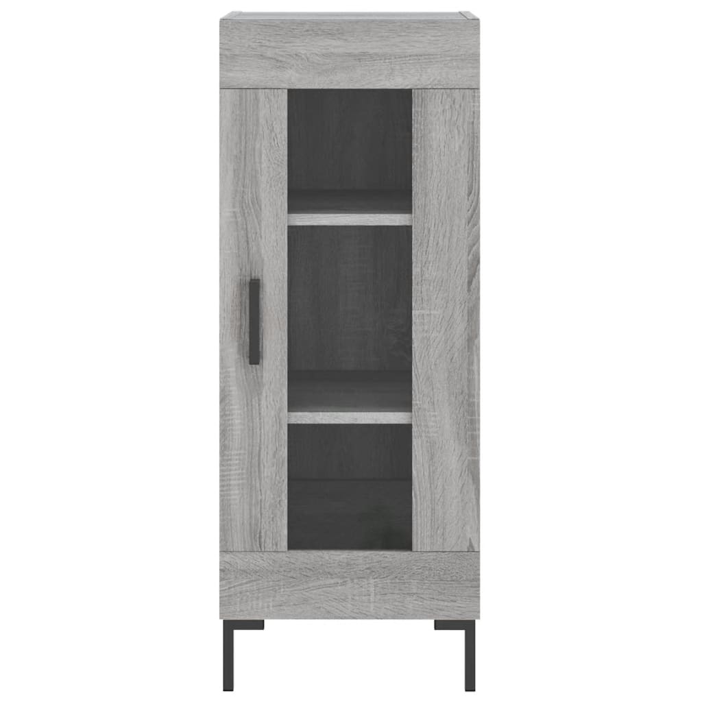 vidaXL Dressoir 34,5x34x90 cm bewerkt hout wit