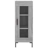 vidaXL Dressoir 34,5x34x90 cm bewerkt hout wit