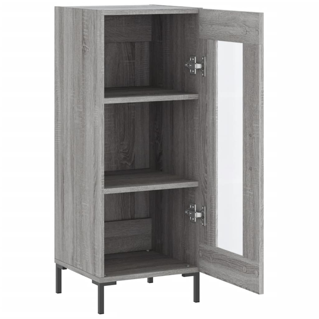 vidaXL Dressoir 34,5x34x90 cm bewerkt hout wit