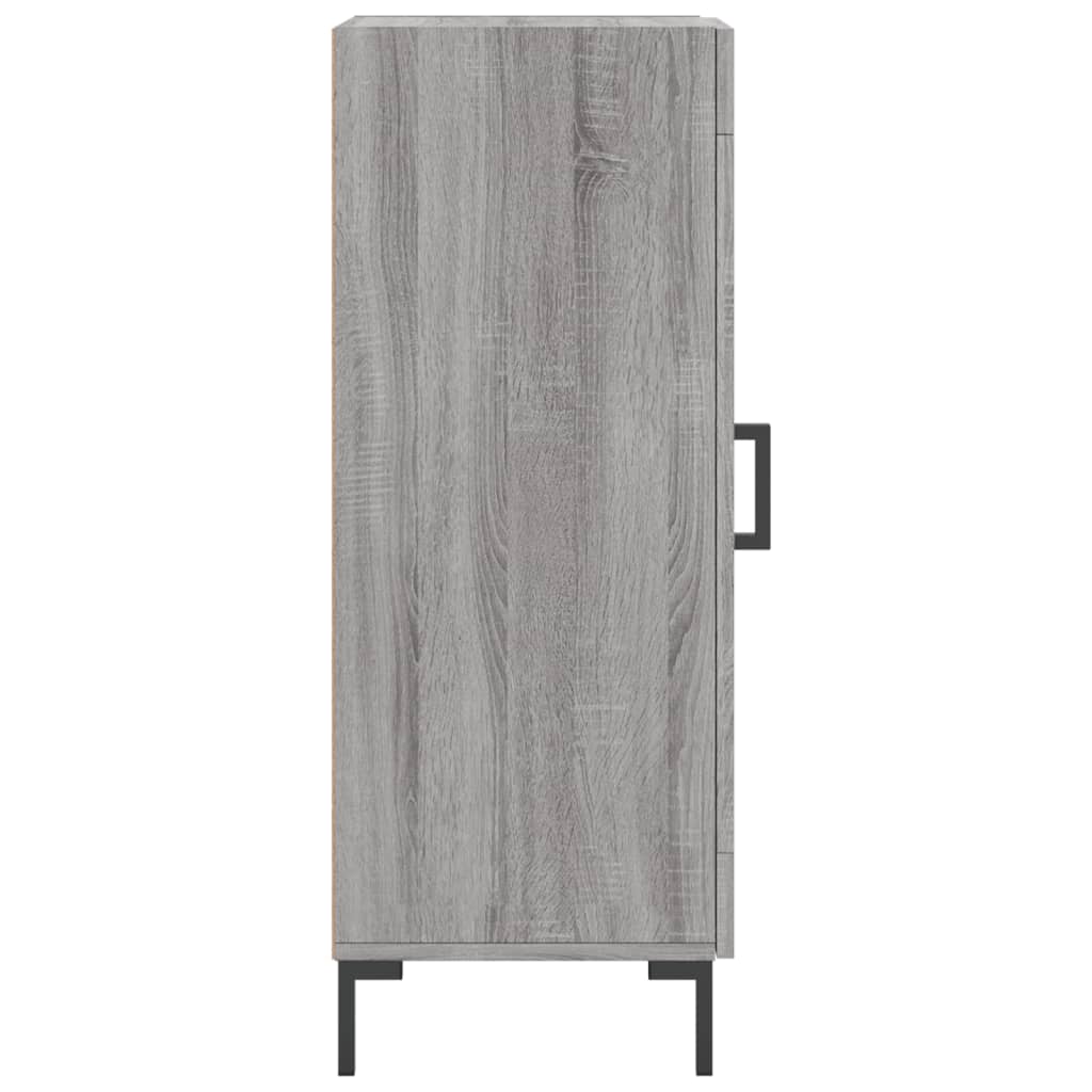 vidaXL Dressoir 34,5x34x90 cm bewerkt hout wit
