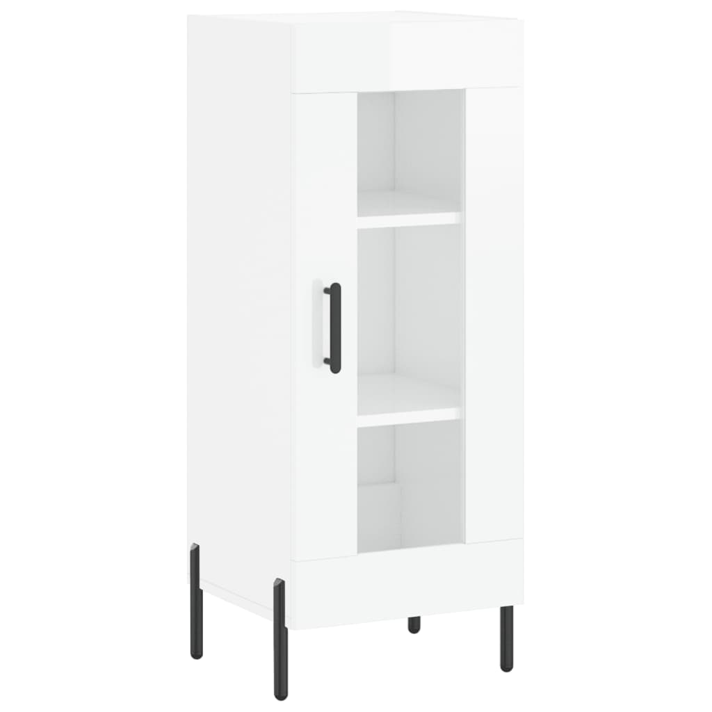vidaXL Dressoir 34,5x34x90 cm bewerkt hout wit