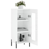 vidaXL Dressoir 34,5x34x90 cm bewerkt hout wit