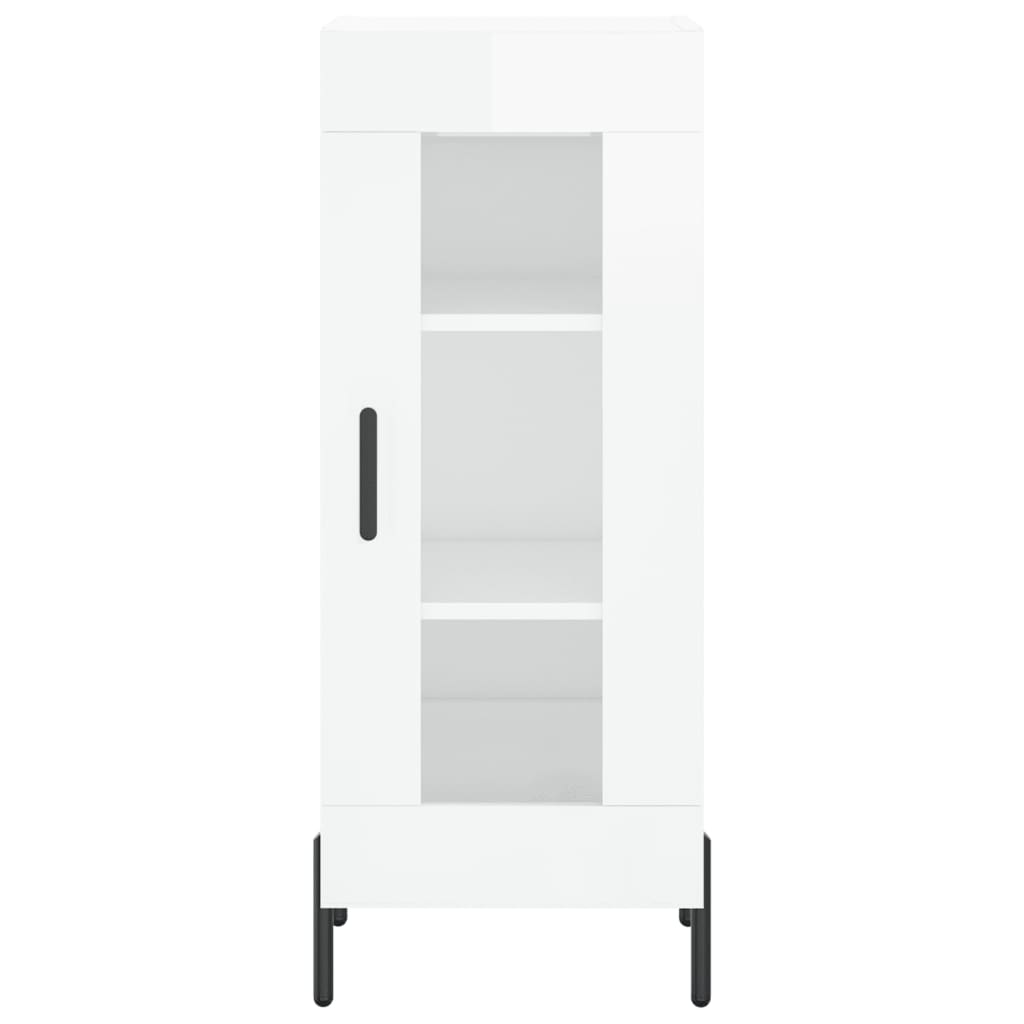 vidaXL Dressoir 34,5x34x90 cm bewerkt hout wit