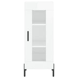 vidaXL Dressoir 34,5x34x90 cm bewerkt hout wit