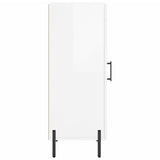 vidaXL Dressoir 34,5x34x90 cm bewerkt hout wit