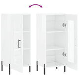 vidaXL Dressoir 34,5x34x90 cm bewerkt hout wit