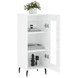 vidaXL Dressoir 34,5x34x90 cm bewerkt hout zwart