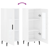 vidaXL Dressoir 34,5x34x90 cm bewerkt hout zwart