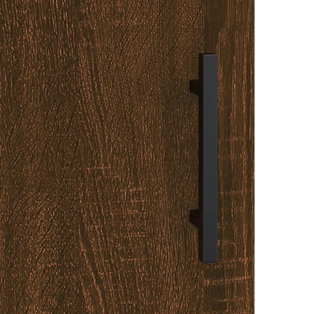 vidaXL Dressoir 34,5x34x90 cm bewerkt hout wit