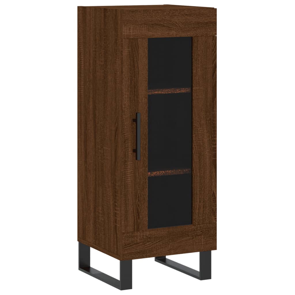 vidaXL Dressoir 34,5x34x90 cm bewerkt hout wit