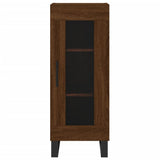 vidaXL Dressoir 34,5x34x90 cm bewerkt hout wit