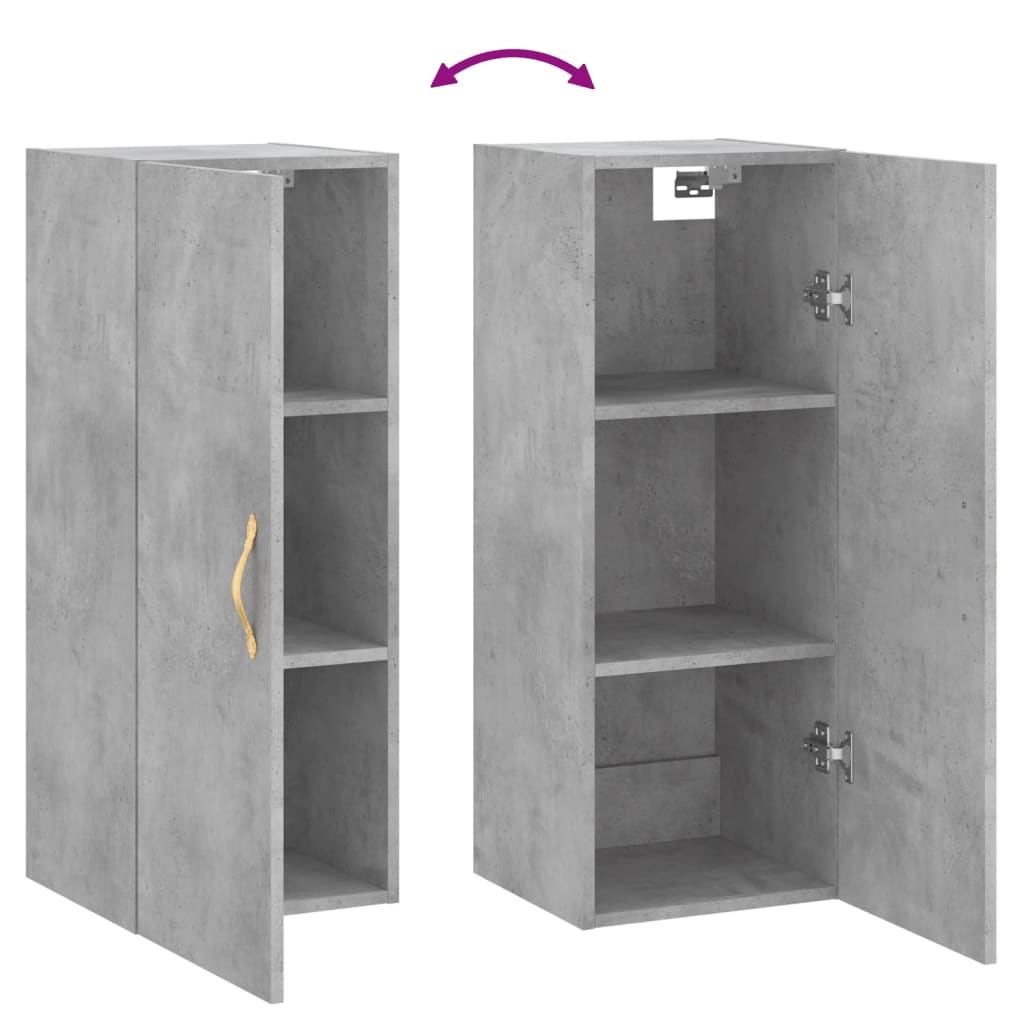 vidaXL Bovenkast 34,5x34x90 cm zwart