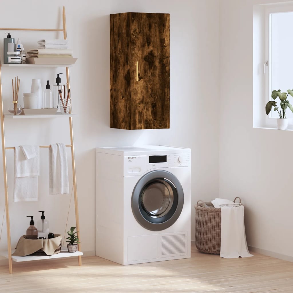 vidaXL Wall Cabinet 34.5x34x90 cm white
