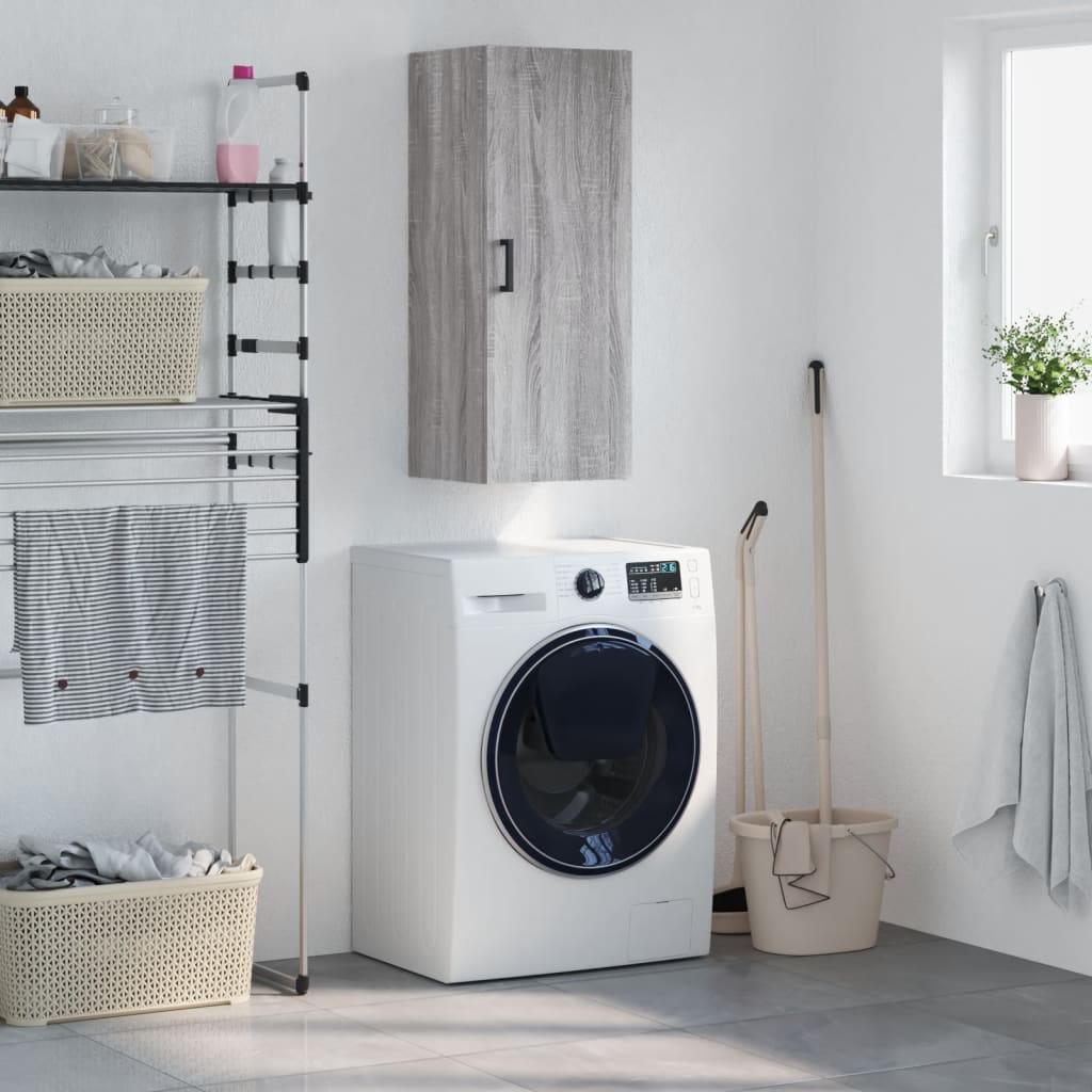 vidaXL Bovenkast 34,5x34x90 cm wit
