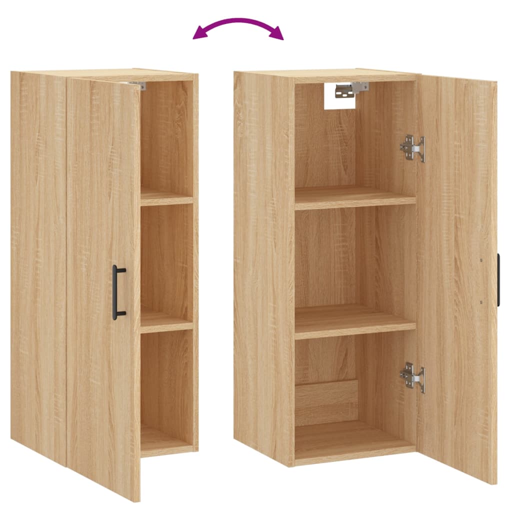 vidaXL Bovenkast 34,5x34x90 cm wit