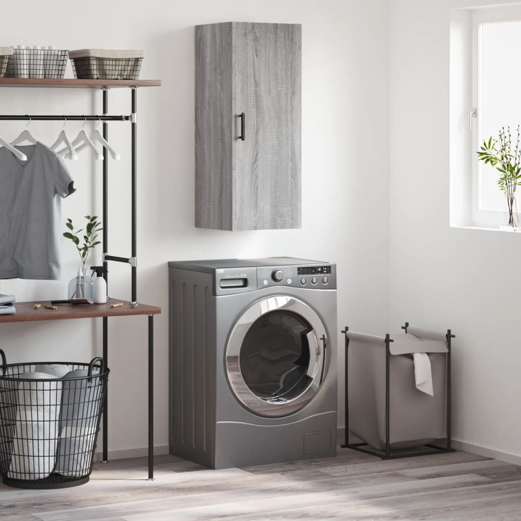 vidaXL Bovenkast 34,5x34x90 cm wit