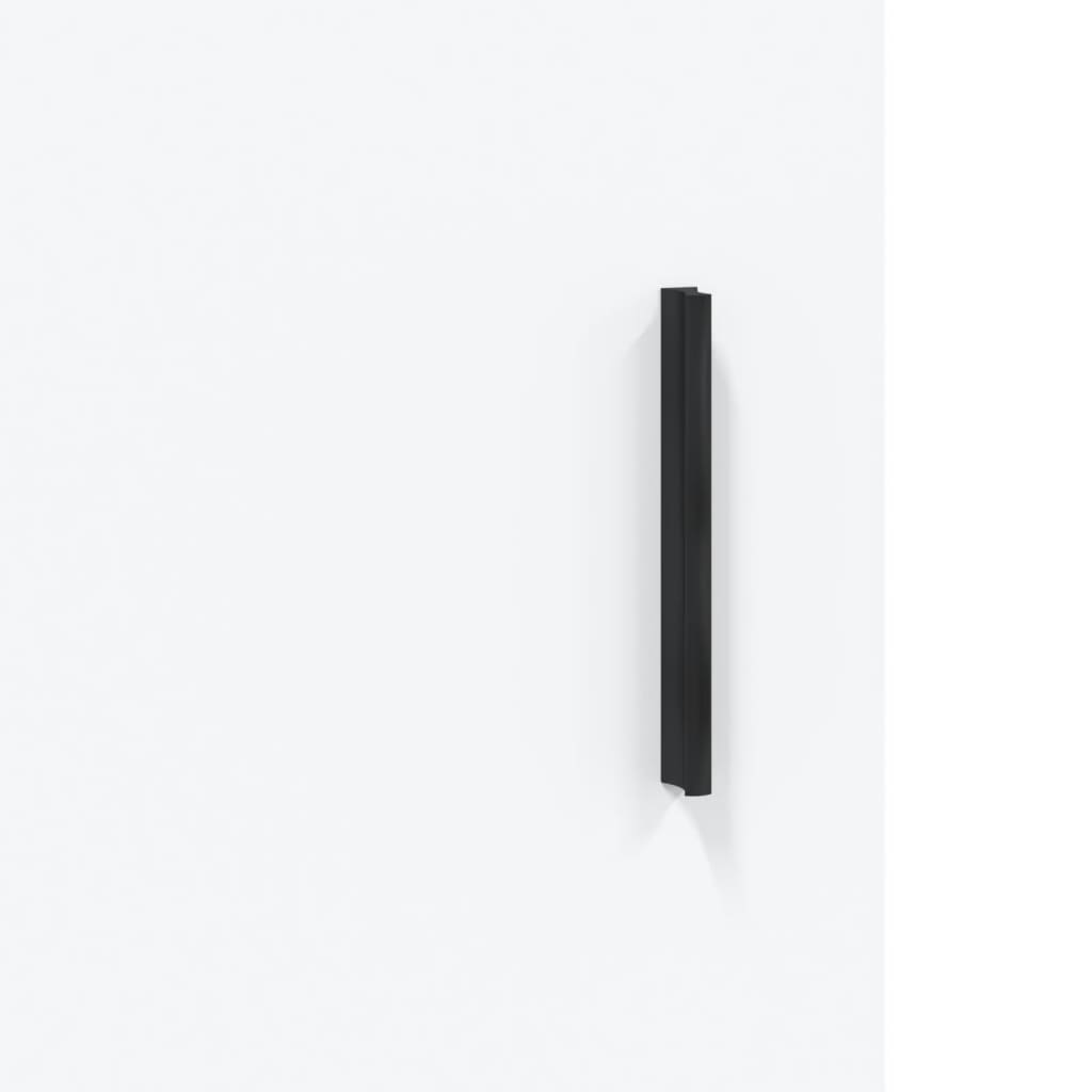 vidaXL Bovenkast 34,5x34x90 cm wit