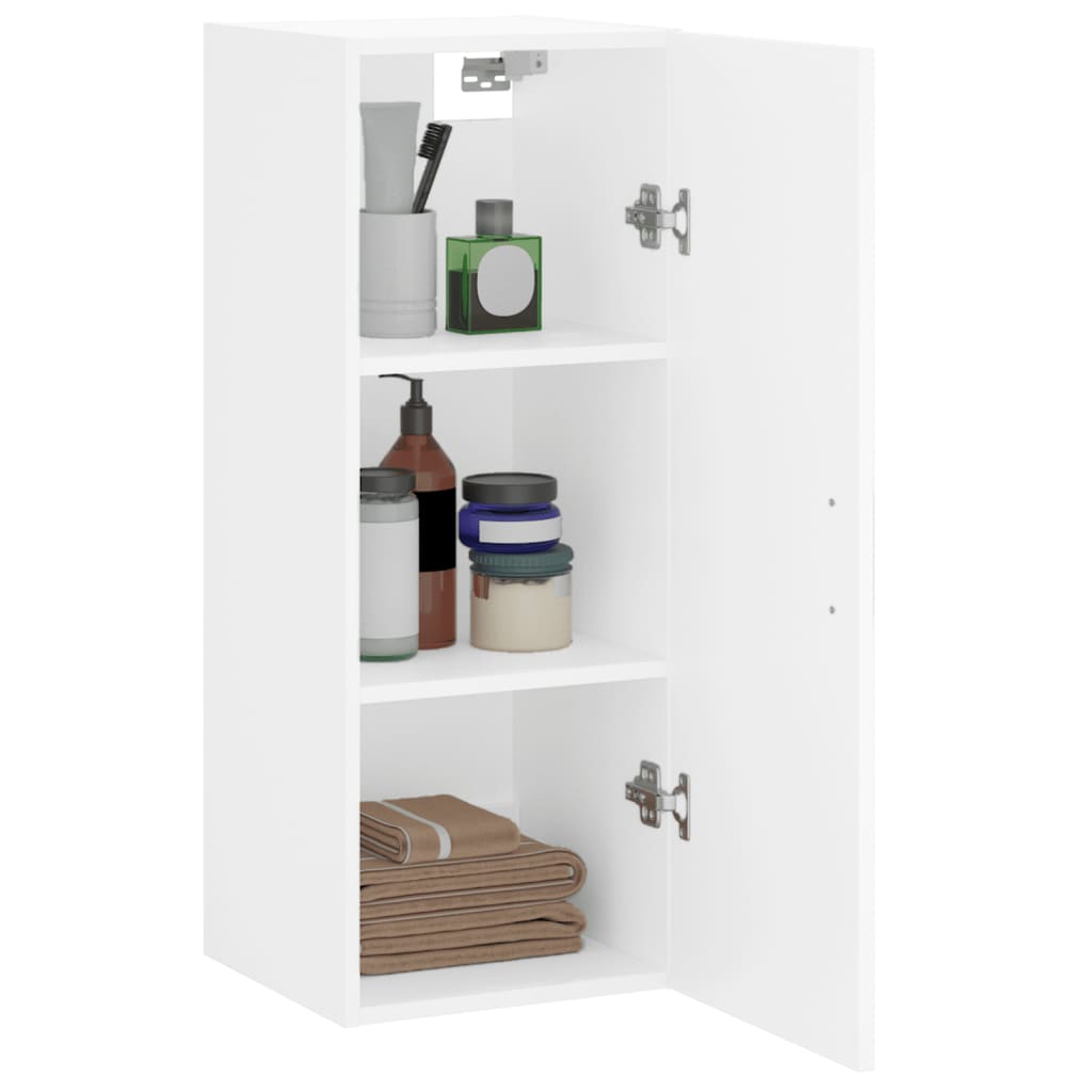 vidaXL Bovenkast 34,5x34x90 cm wit