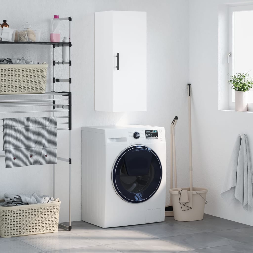vidaXL Bovenkast 34,5x34x90 cm wit