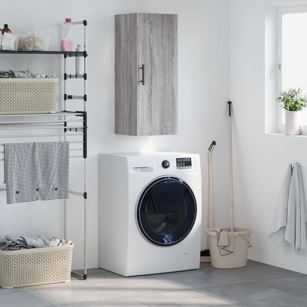 vidaXL Bovenkast 34,5x34x90 cm wit