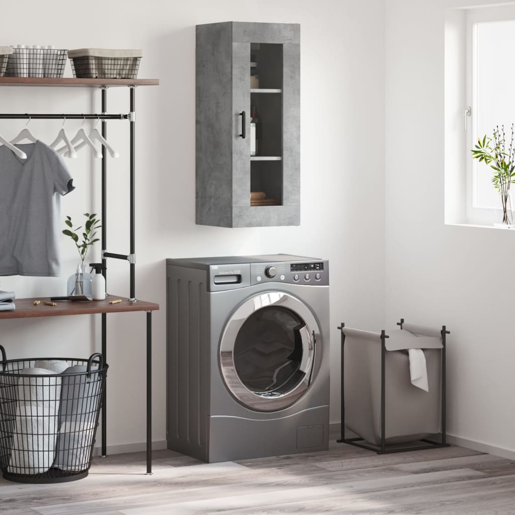 vidaXL Wall Cabinet 34.5x34x90 cm white