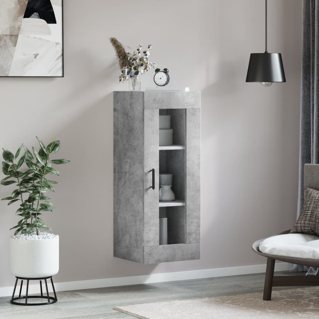vidaXL Wall Cabinet 34.5x34x90 cm white