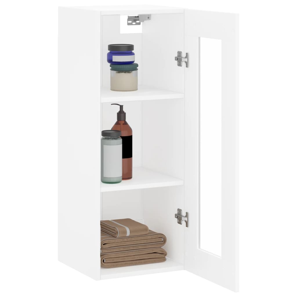 vidaXL Wall Cabinet 34.5x34x90 cm white