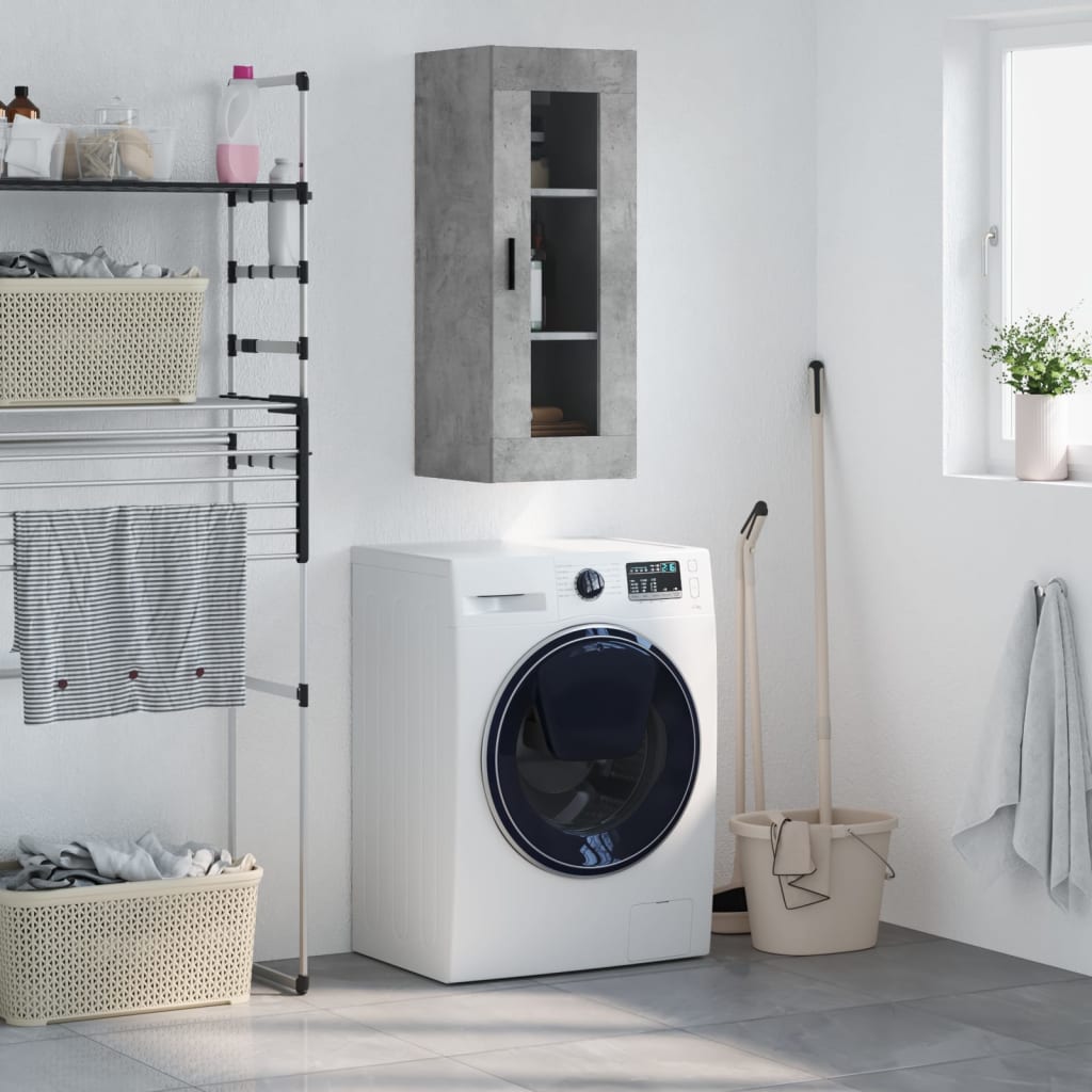 vidaXL Wall Cabinet 34.5x34x90 cm white