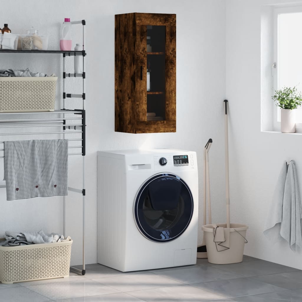 vidaXL Wall Cabinet 34.5x34x90 cm white
