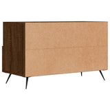vidaXL Tv-meubel 80x36x50 cm bewerkt hout wit
