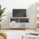 vidaXL Tv-meubel 80x36x50 cm bewerkt hout wit