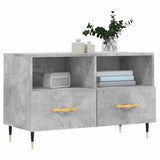 vidaXL Tv-meubel 80x36x50 cm bewerkt hout wit