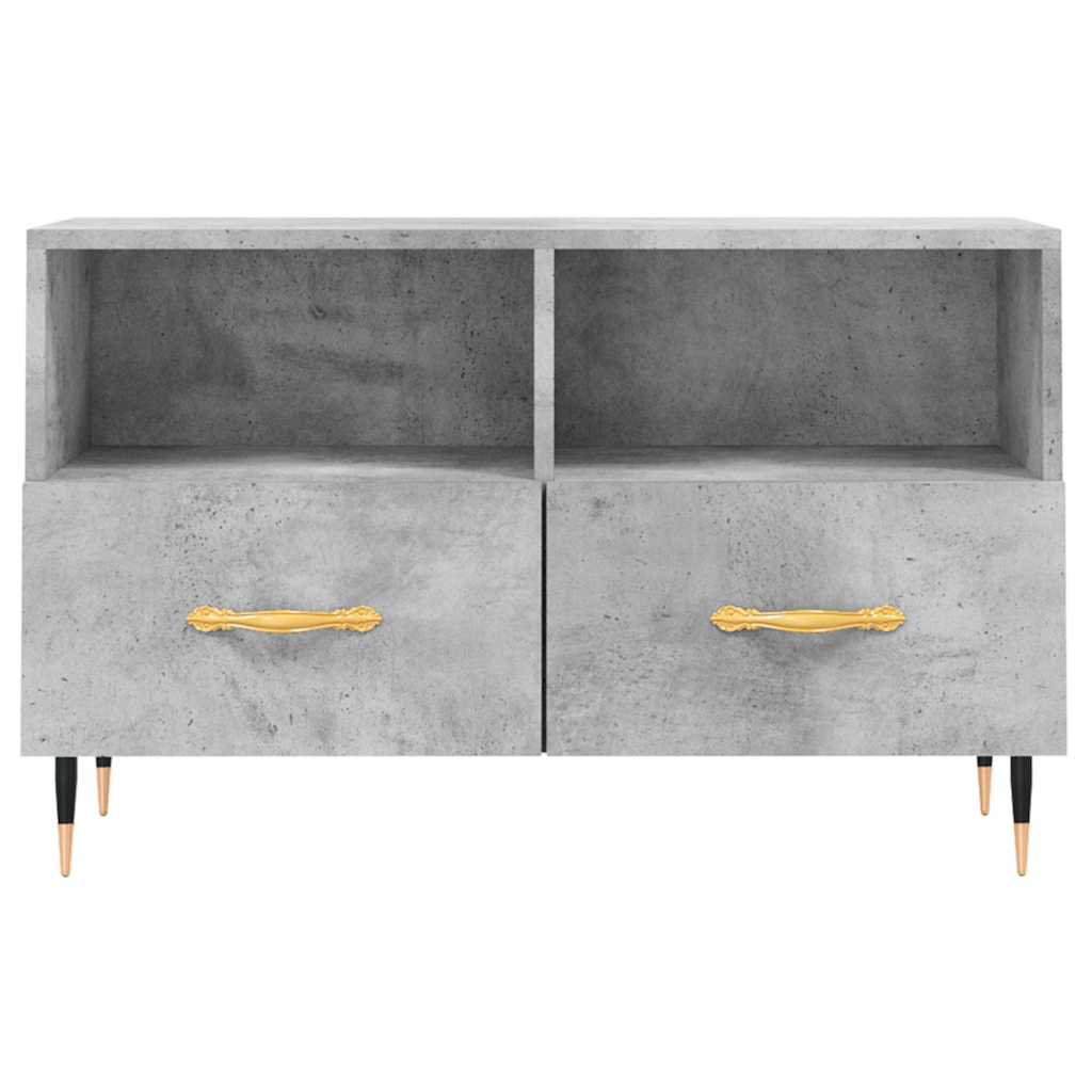 vidaXL Tv-meubel 80x36x50 cm bewerkt hout wit