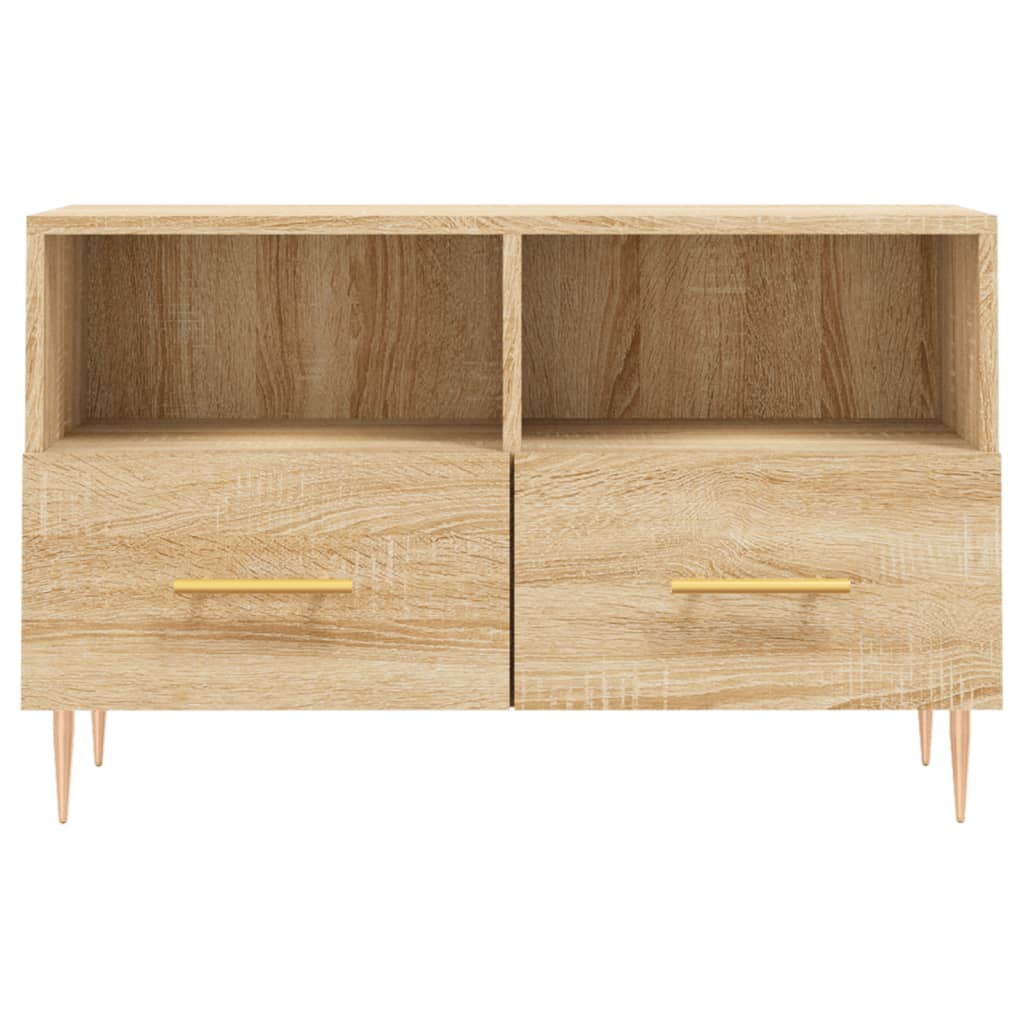 vidaXL TV cabinet 80x36x50 cm engineered wood white