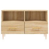 vidaXL TV cabinet 80x36x50 cm engineered wood white