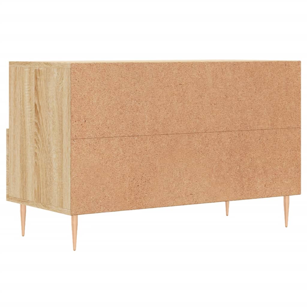 vidaXL TV cabinet 80x36x50 cm engineered wood white