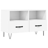 vidaXL TV Cabinet 80x36x50 cm Engineered Wood White