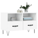 vidaXL TV Cabinet 80x36x50 cm Engineered Wood White