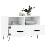 vidaXL TV Cabinet 80x36x50 cm Engineered Wood White